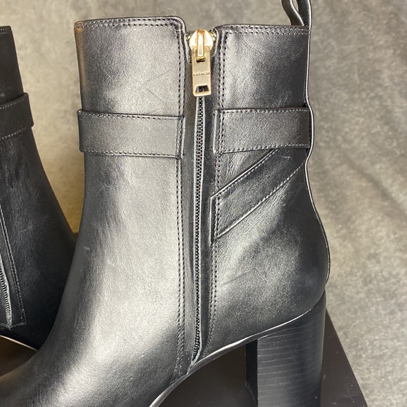 $295 RETAIL NIB Coach Olivia Leather Boot size 7.5 - Picture 5 of 7